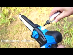 2 Máy cưa gỗ chế biến gỗ có thể sạc lại Máy cưa điện nhánh cây 6 inch