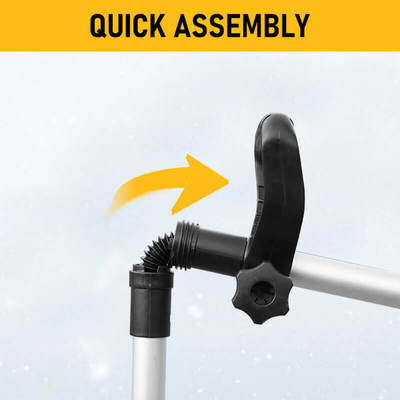 Compact Cordless Electric Snow Shovel Battery Powered Lightweight Blower for Yard Use