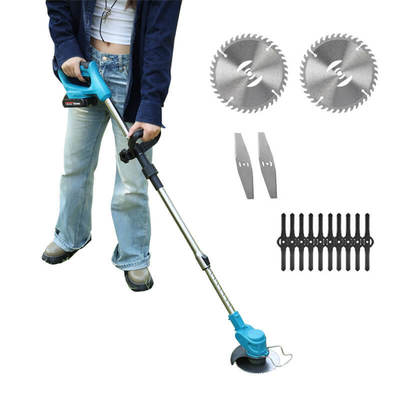 Portable Grass Trimmer Electric Brush Cutter Battery Powered Lightweight Garden Machine