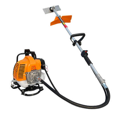 42.7CC Backpack Type Gasoline Grass Cutter Heavy Duty Weed Wacker