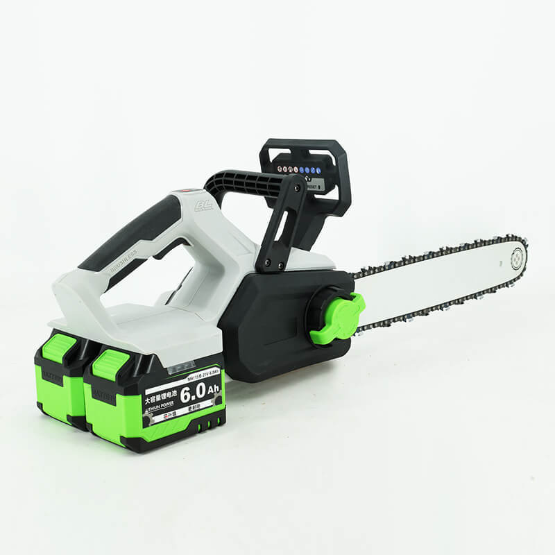 Cordless 16 Inch Chainsaw with Brushless Motor and Automatic Chain Oiling and Tension Adjustment