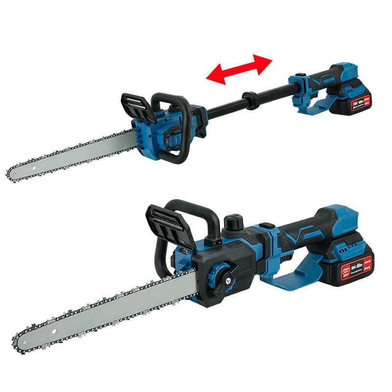 12 Inch Battery Pole Chainsaw Telescopic Electric Chainsaw for Tree Pruning Garden Cutting