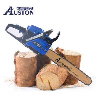 Máy cưa xích chạy xăng xăng Máy cưa xích cầm tay 2.0kw 8500r / phút